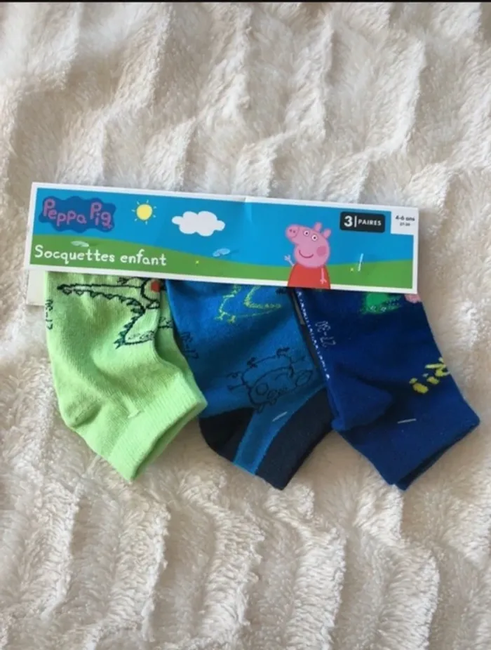 Chaussette peppa pig