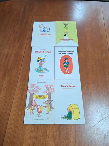 Lot de 6 livres école des loisirs