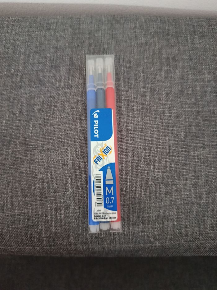 Recharges crayons Frixion Pilot