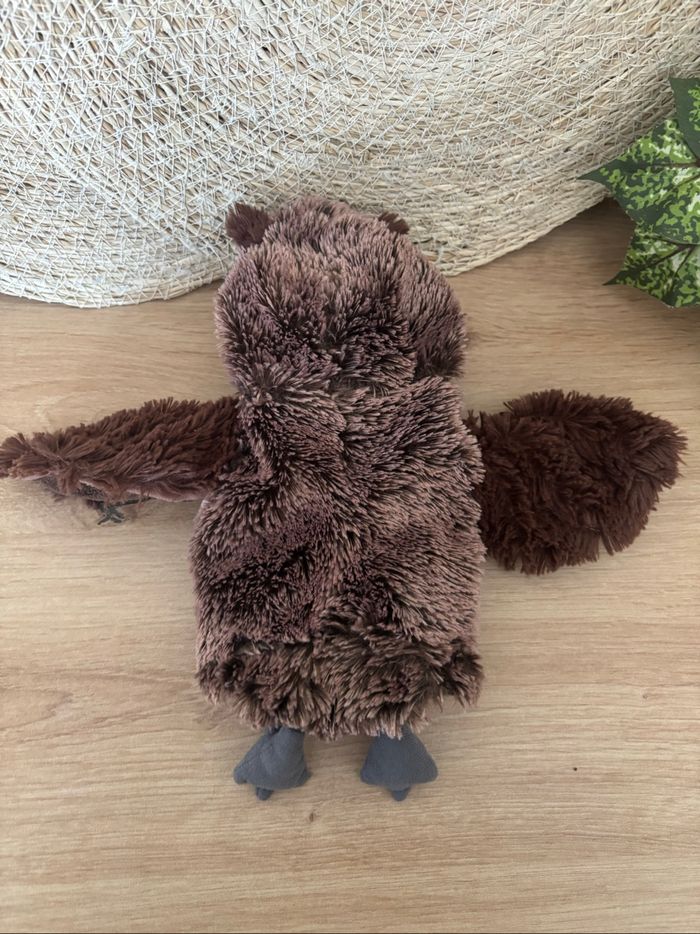 Doudou marionnette hibou chouette marron ikea - photo numéro 3