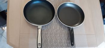 Lot de 2 poêles tous feux SAUF induction en parfait état