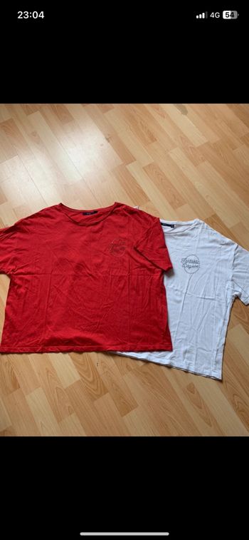 Lot 2 te shirt kiabi L