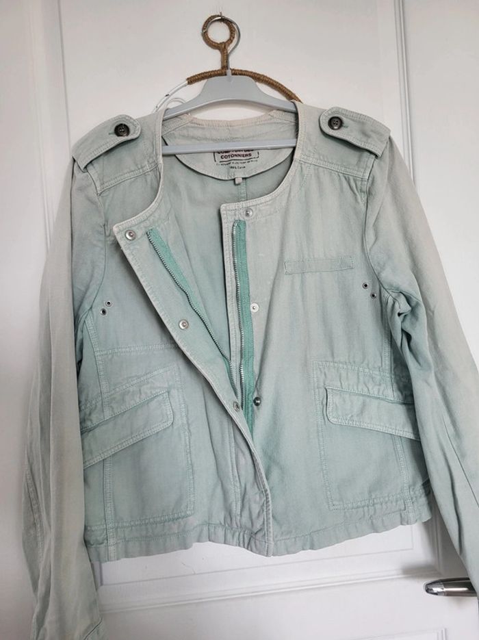 Veste en jean Comptoir des Cotonniers 42 - photo numéro 4