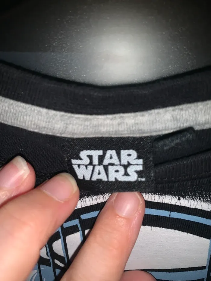 T-shirt enfant Star Wars Stormtrooper noir 3 ans - photo numéro 3