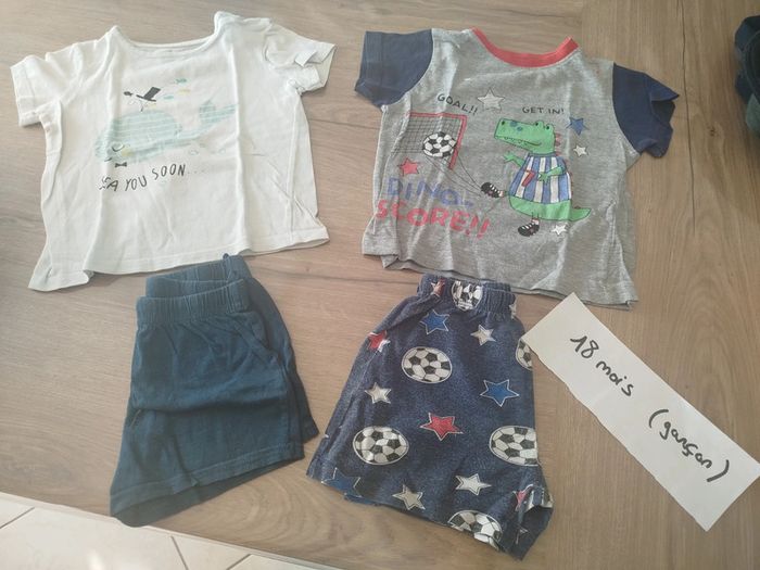 Lot deux pyjama short