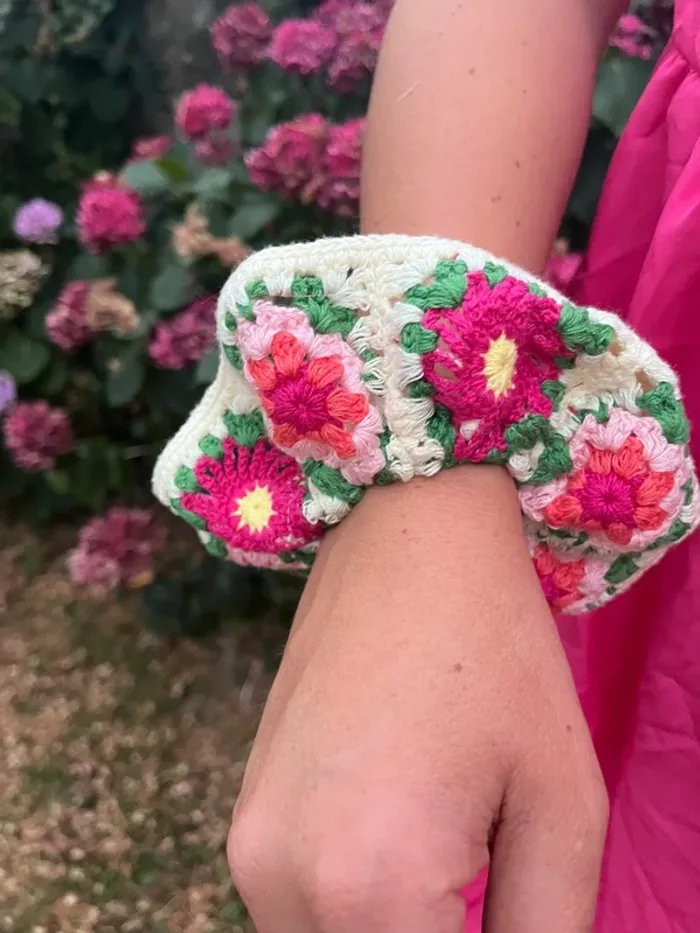 Chouchou crochet tricot - photo numéro 5