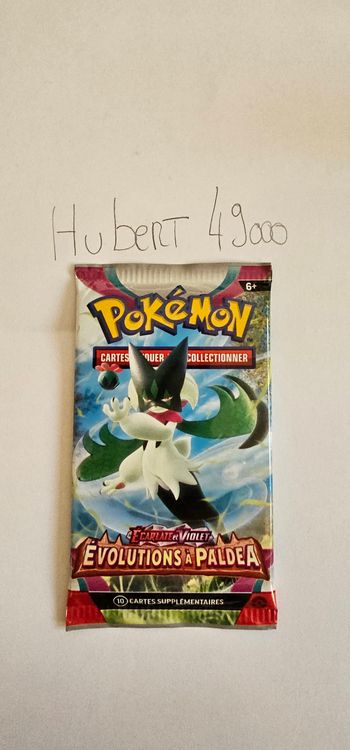 Booster évolutions a paldea