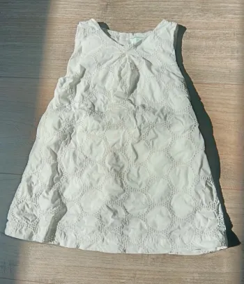 Robe blanche Obaïbi 23 mois