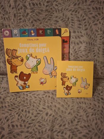 Livre cd comptines