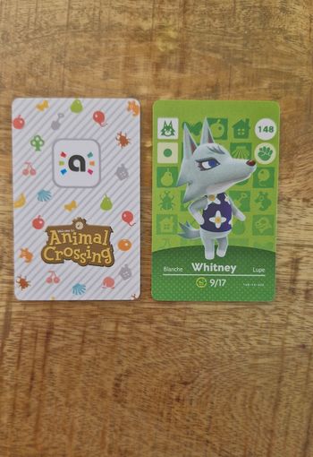 Carte Amiibo Whitney - Blanche - Lupe 148
