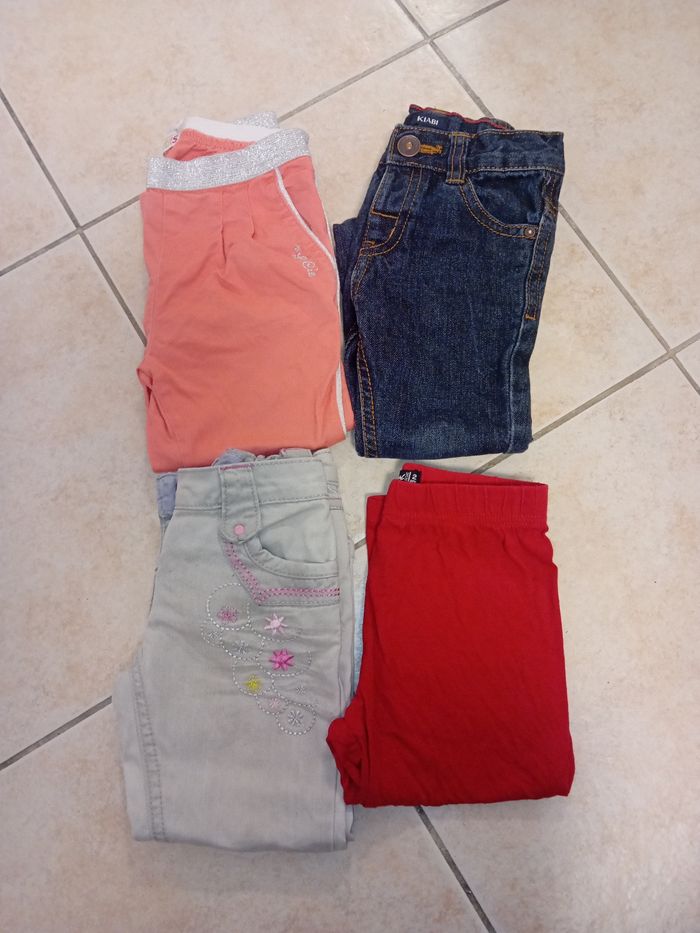 4 pantalons 2 ans