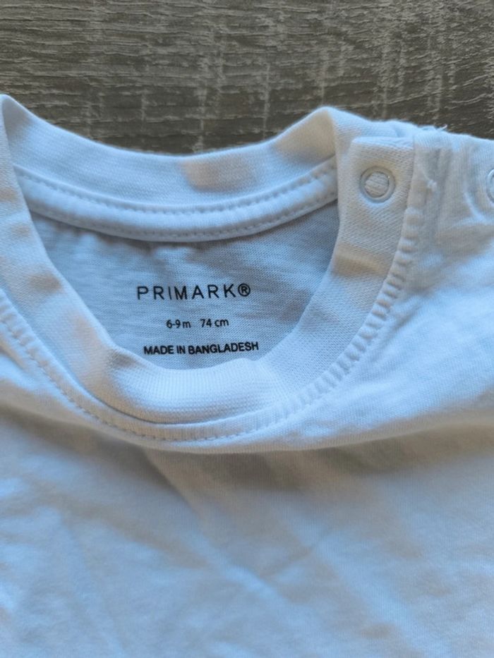 Tee shirt Primark 6-9 mois 74 cm - photo numéro 2