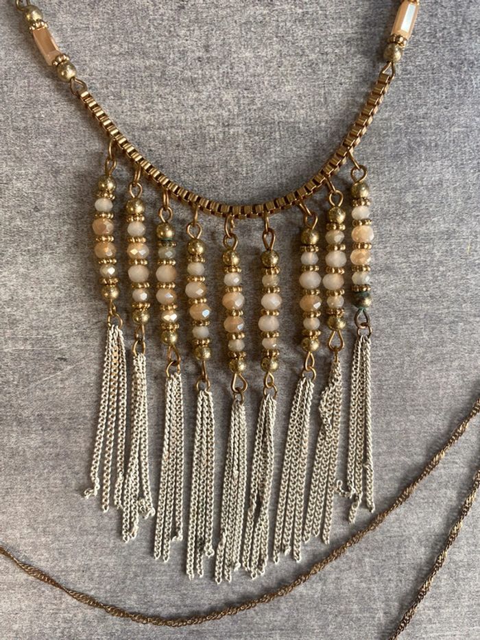 Collier 3 chaînes - photo numéro 2