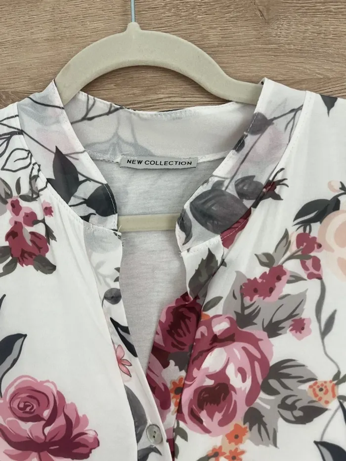 Robe blanche à motif - photo numéro 4