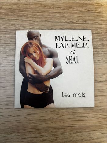 CD single Mylène Farmer et Seal les mots