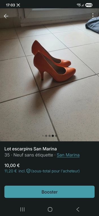 Lot escarpins san marina