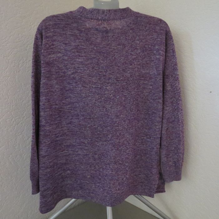 🌸 Pull violet chiné – confortable & élégant 🌸 - photo numéro 9