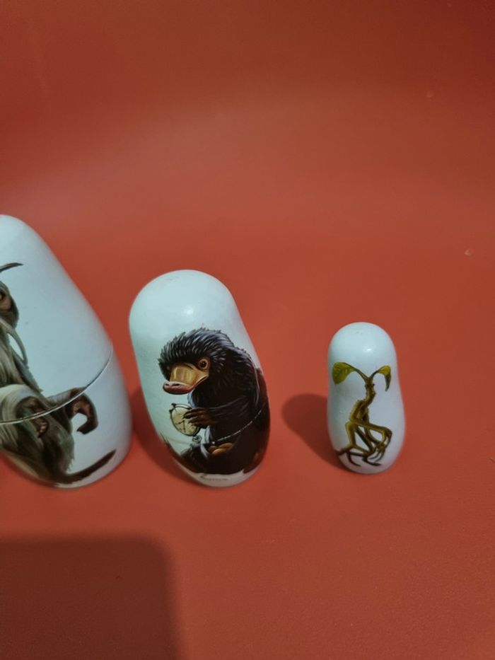 matriochka animaux fantastiques en bois - photo numéro 5