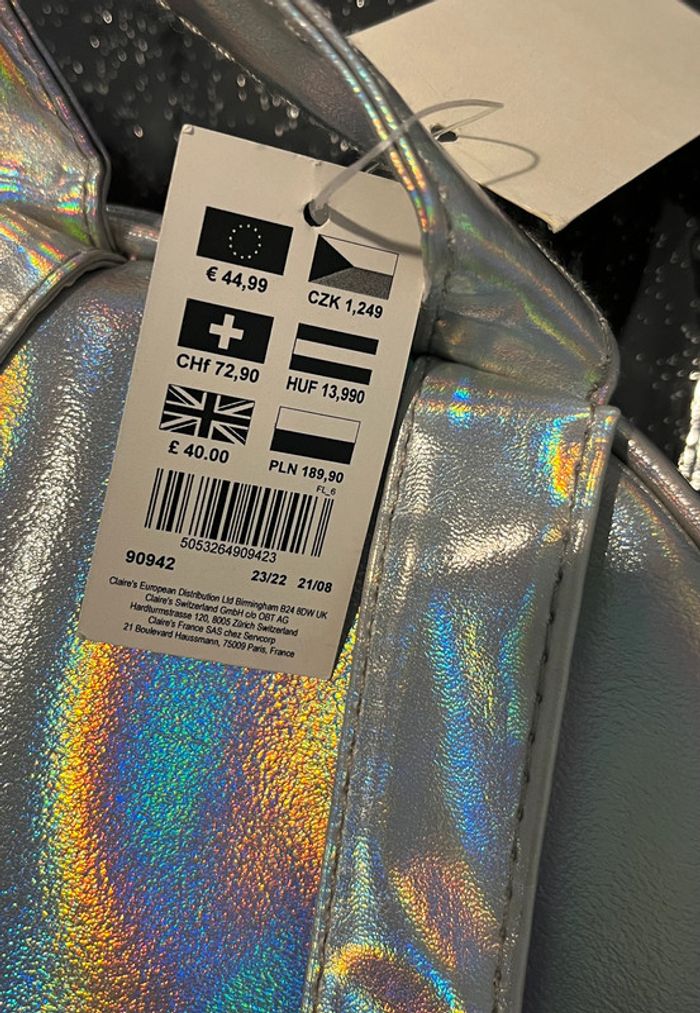 Sac argent et tout doux - photo numéro 4