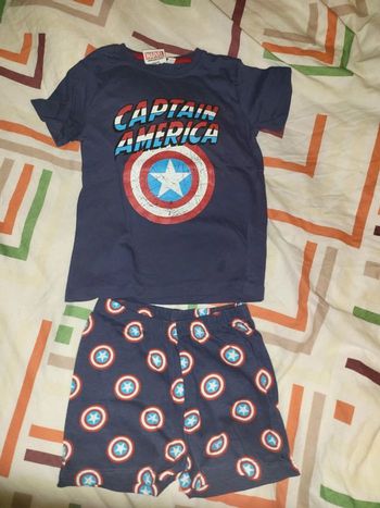 Pyjama short marvel 3-4 ans