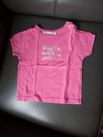 Tee-shirt manches courtes fille 2 ans