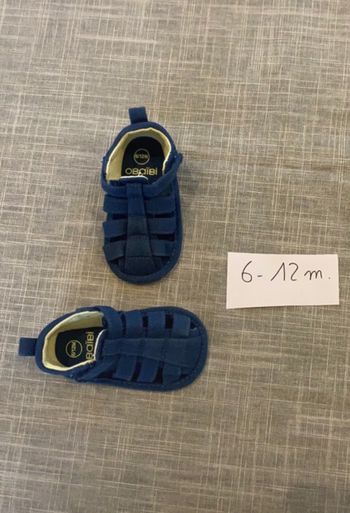 Sandales tissus 6-12 m