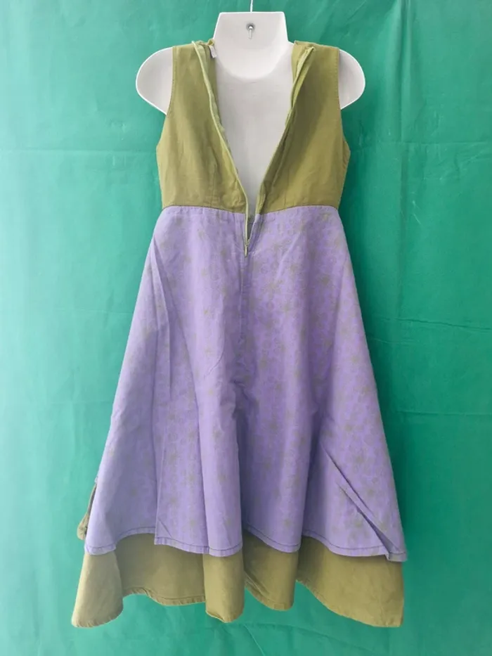 Robe fille bicolore 6 ans Sans marque - photo numéro 2