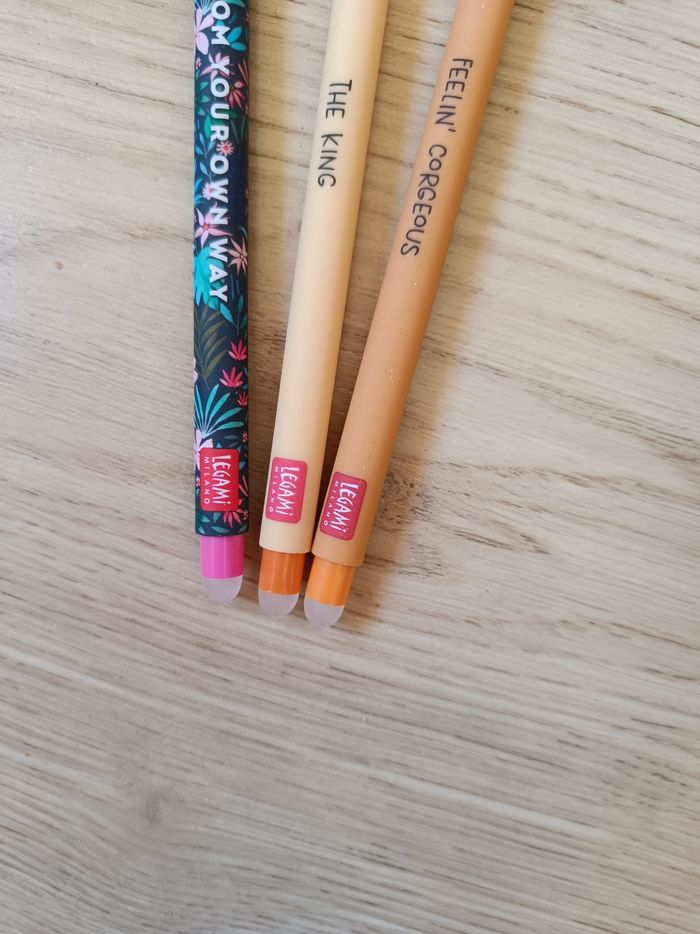 3 stylos effaçables Legami - photo numéro 3