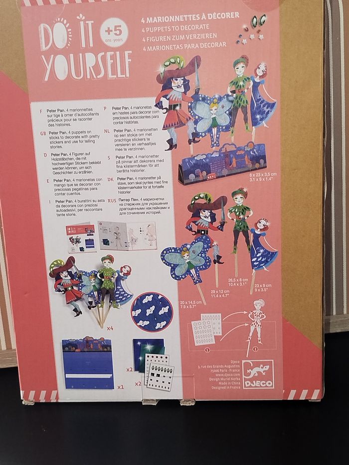 🔵 Djeco Marionnettes à réaliser Neuf - photo numéro 3