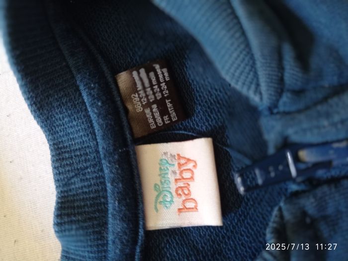 veste bleue de Disney 18 mois réf 82 D19 - photo numéro 2