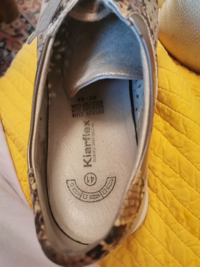 Chaussures Kiarflex p 41 tout cuir souples - photo numéro 2