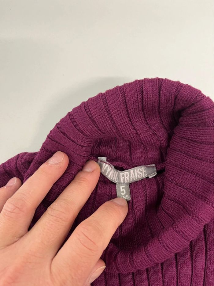 Sous pull Vynil Fraise 5 ans - photo numéro 3