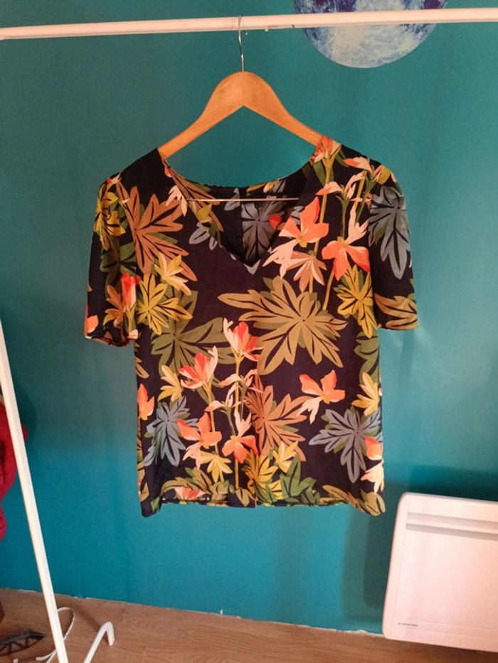 Blouse fleur