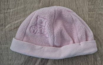 Bonnet bébé polaire rose – Fabio Lucci – Doux et chaud