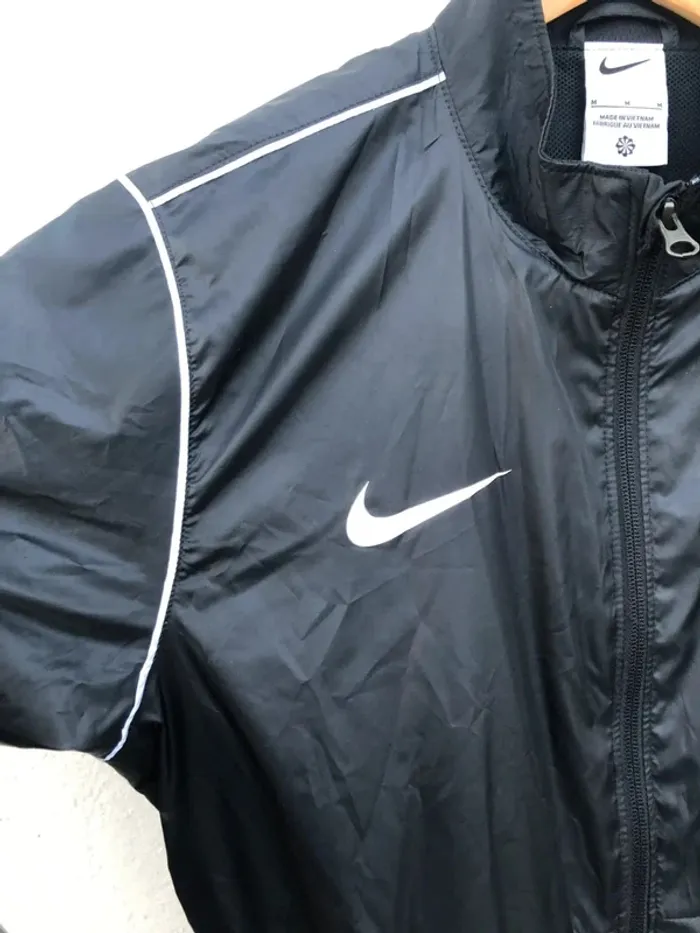 Nike black Windbreaker track jacket Mens M - photo numéro 3
