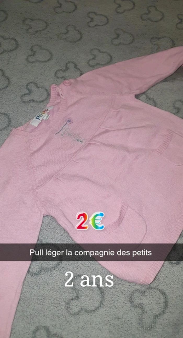 Pull leger fille