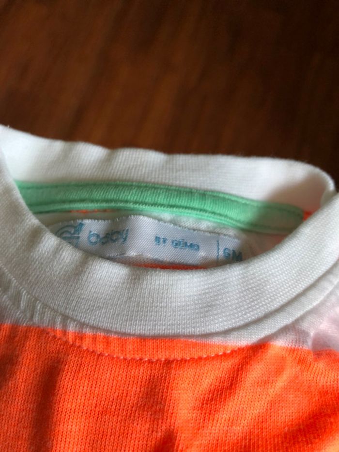 Tee shirt rayé 6 mois - photo numéro 2