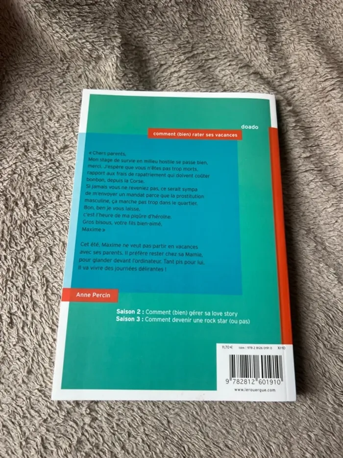 Livre Comment (bien) rater ses vacances de Anne Percin - photo numéro 2