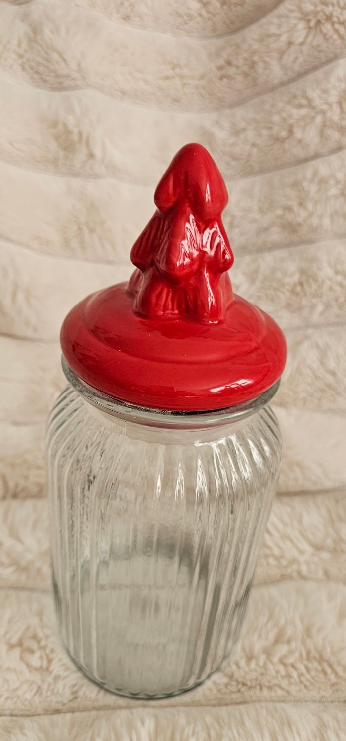 Magnifique bonbonnière de Noël 🎄 rouge Neuve - photo numéro 3