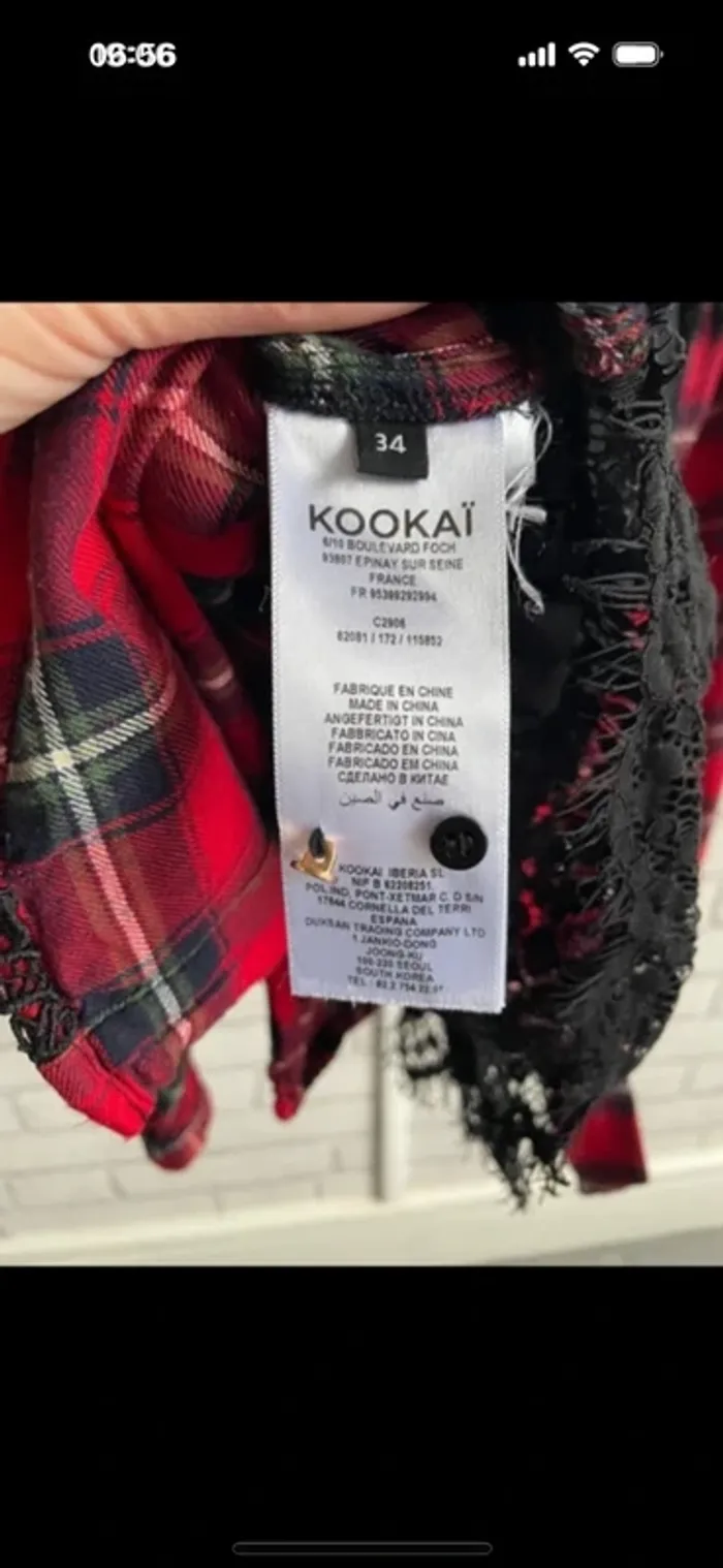 Chemisier kookai taille 34 - photo numéro 4