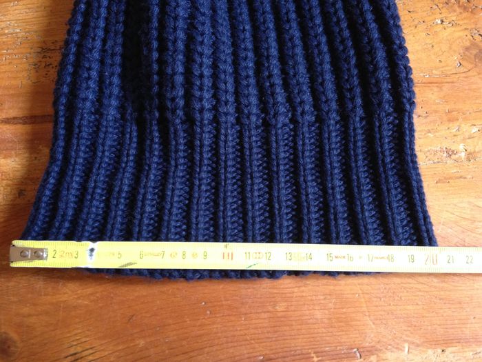 Bonnet d'hiver maille marine camaieu taille unique femme - photo numéro 6