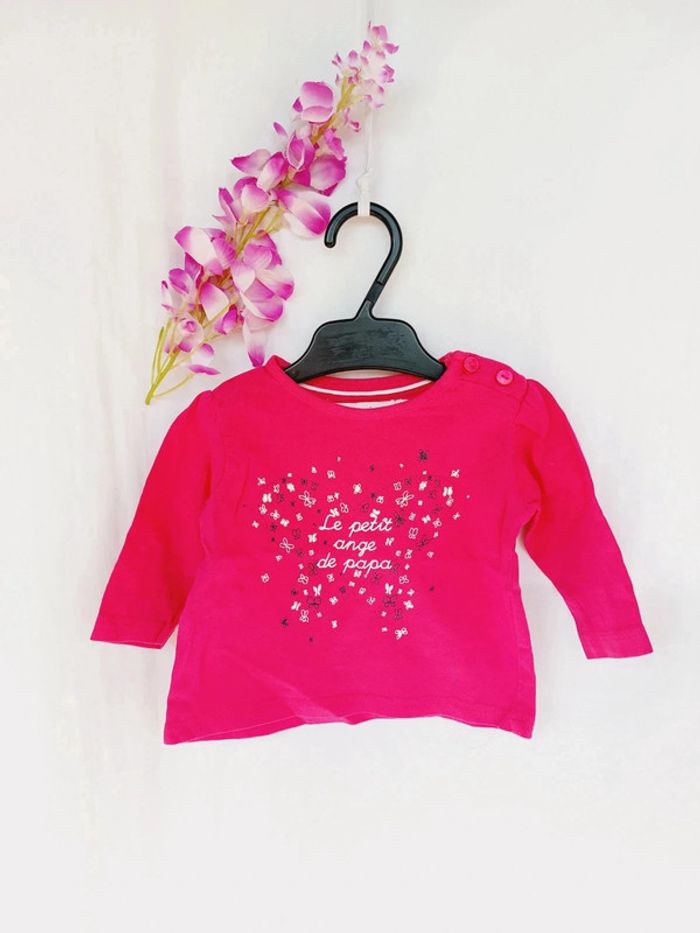 Tee-shirts manches longues 3 mois Baby Gemo - photo numéro 1