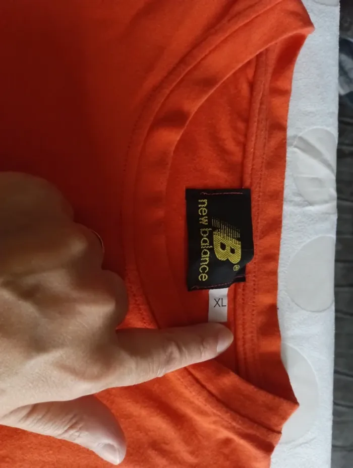 Tee shirt manches courtes homme New balance taille XL avec logo brodé - photo numéro 3