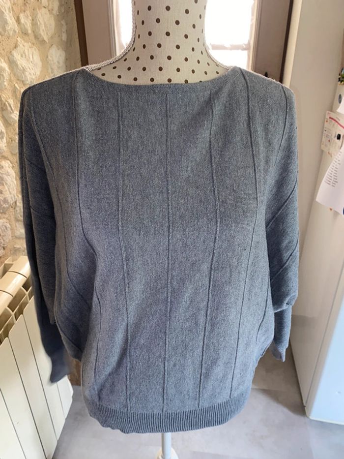 Pull gris - photo numéro 5