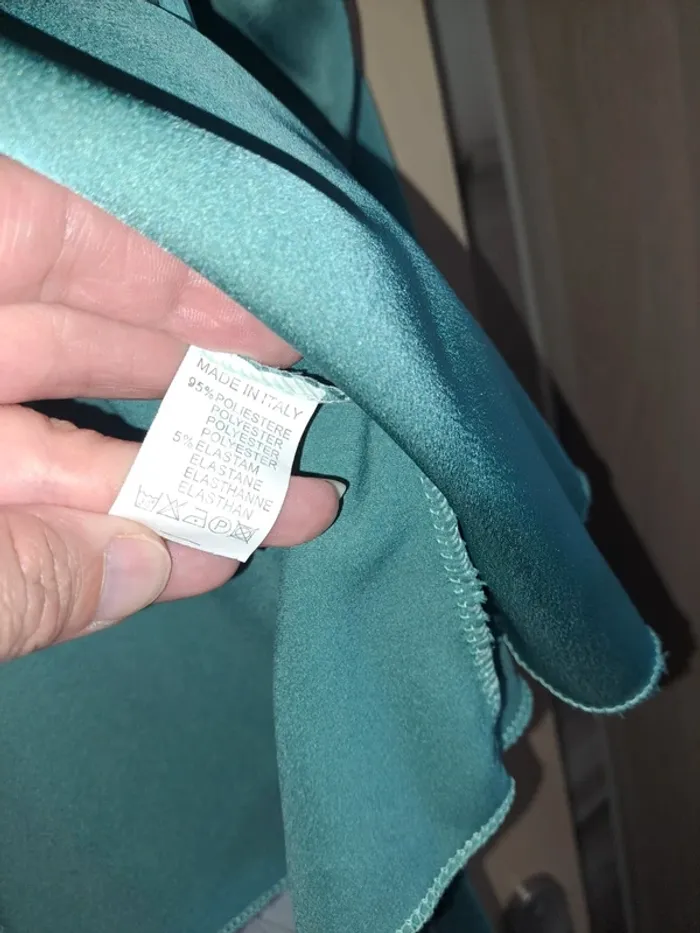 Chemise femme vert d'eau comme neuve 5eme saison New collection 36 à 40 tbe - photo numéro 4