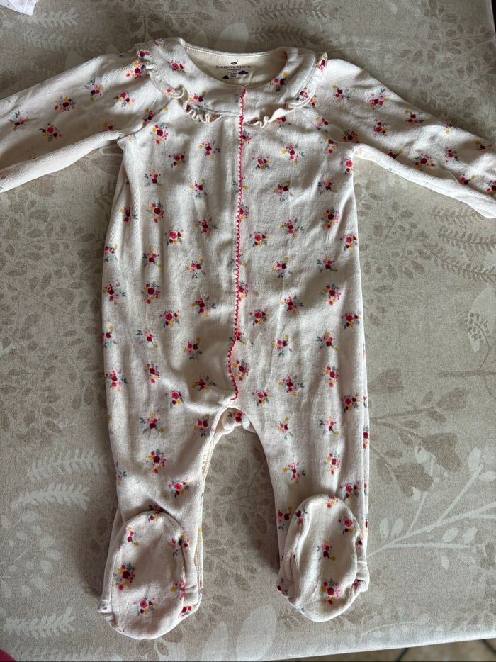 Pyjama sergent major 18 mois fleuri