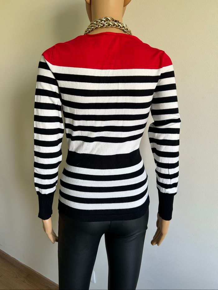 Pull rayé à manches longues Morgan taille S TBE - photo numéro 5