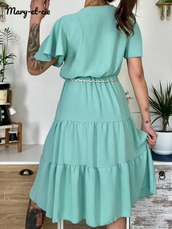 Robe bohème fluide légère taille élastique taille unique - Italy moda - neuf - photo numéro 4