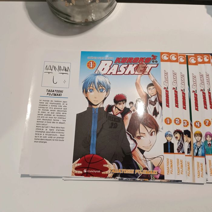 Manga Kuroko's basket jaquettes Crunchyroll tomes 1 à 30 - photo numéro 2