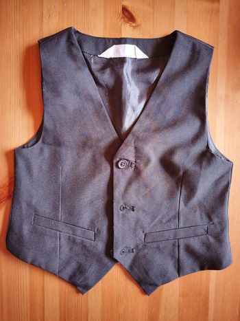 Gilet de costume noir taille 4 ans
